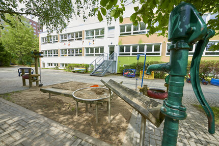 Unsere Matschstrecke – ein Paradies zum Plantschen, Experimentieren und Entdecken