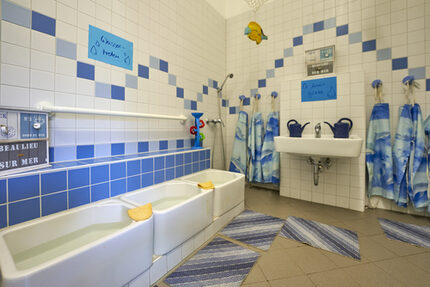 Unser Matschraum zum Planschen & für Wasseranwendungen