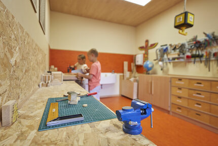 in unserer Kinderwerkstatt entstehen individuelle Kunstwerke