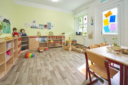 Unser Haus hat viele themenbezogene Räume mit viel Platz zum Spielen.