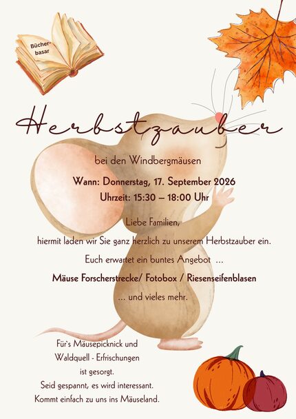 Herbstzauber bei den Windbergmäusen